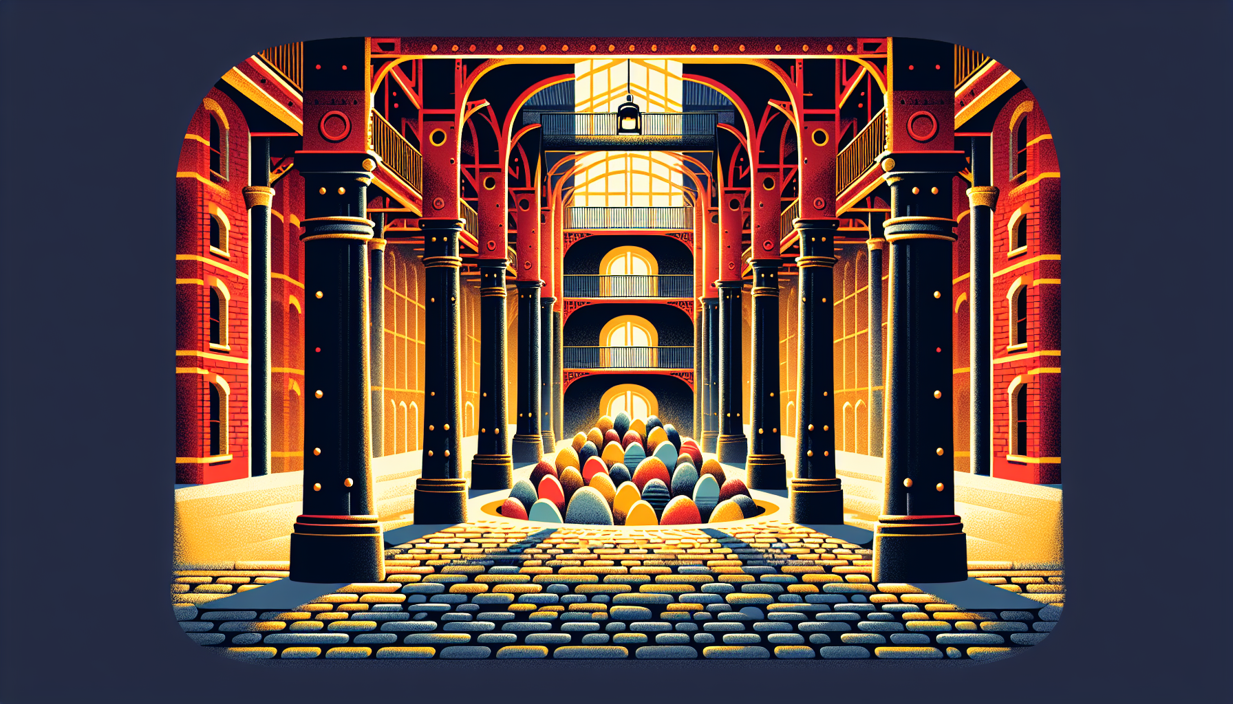 Liverpool waterfront on Good Friday