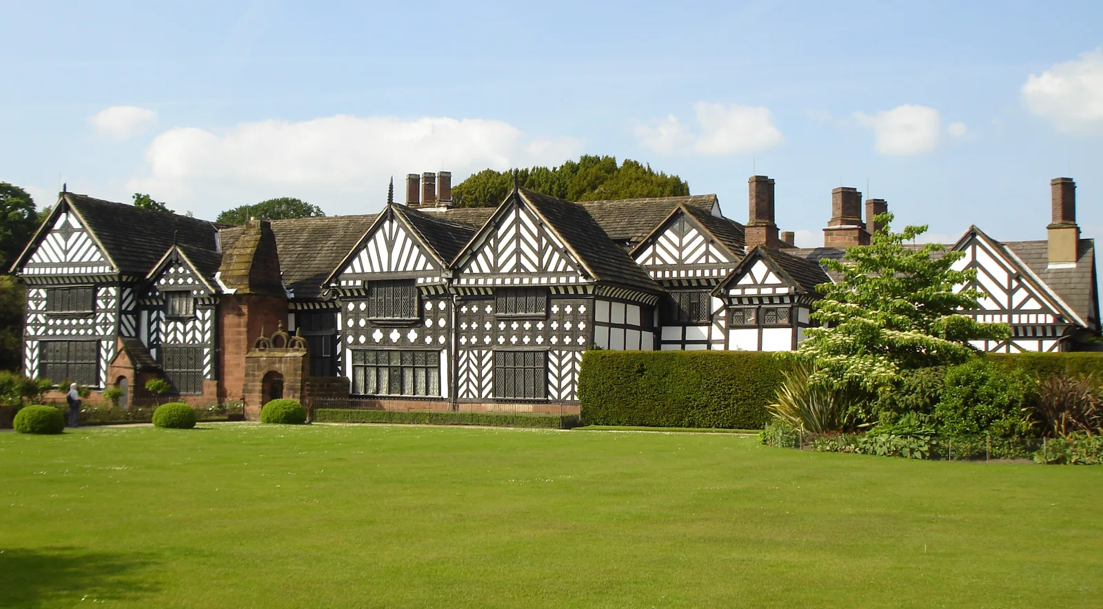 Speke Hall, a timber-framed Tudor manor house in Liverpool